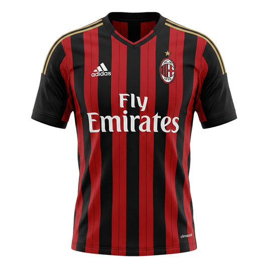 Maillot rétro domicile AC Milan 2013/14 Rouge&Noir
