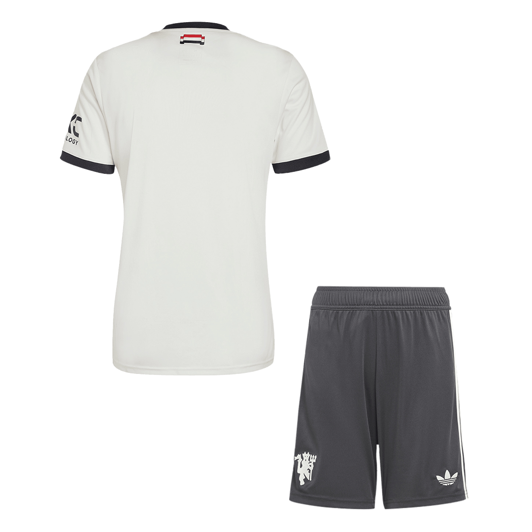 Manchester United Third Maillot Kit 2024/25 Blanc