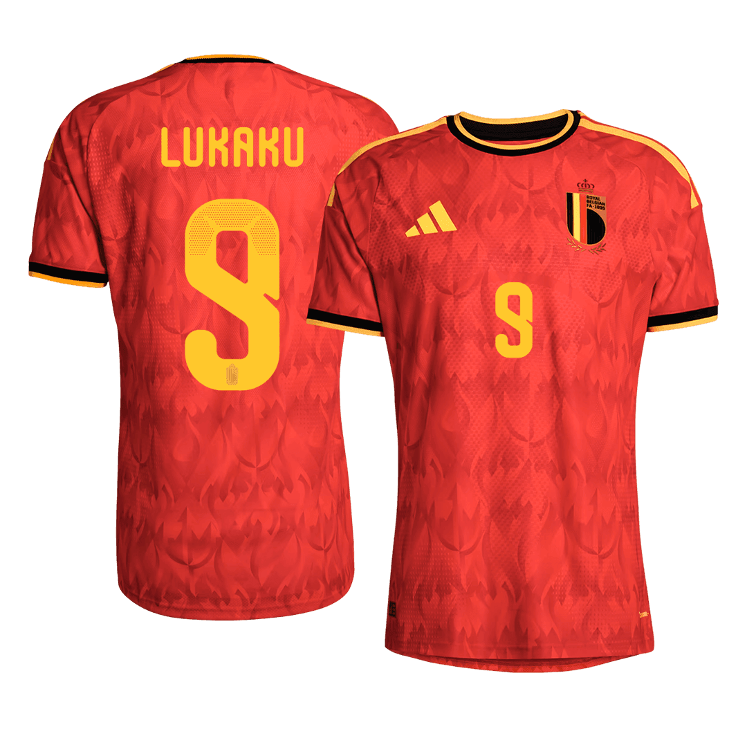 LUKAKU #9 Belgium Home Shirt - World Cup 2026 Red Player
