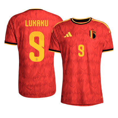 LUKAKU #9 Belgium Home Shirt - World Cup 2026 Red Player