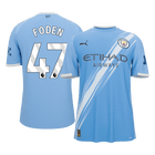 FODEN #47 Manchester City Maillot Domicile 2025/26 Bleu - Super