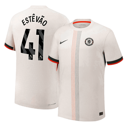 ESTÊVÃO #41 Chelsea Extérieur Maillot 2025/26 Blanc Joueur