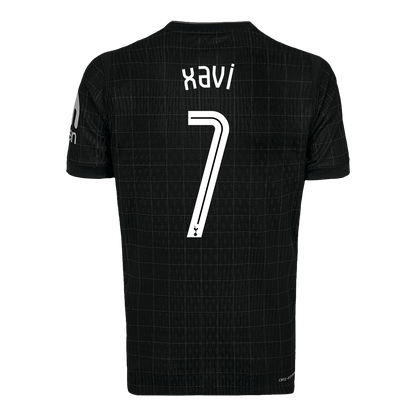 XAVI #7 Tottenham Hotspur Maillot Extérieur 2025/26 Noir - UCL