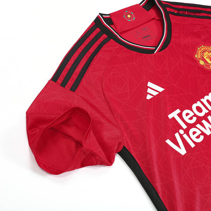 HØJLUND #11 Maillot Domicile Manchester United 2023/24 Rouge