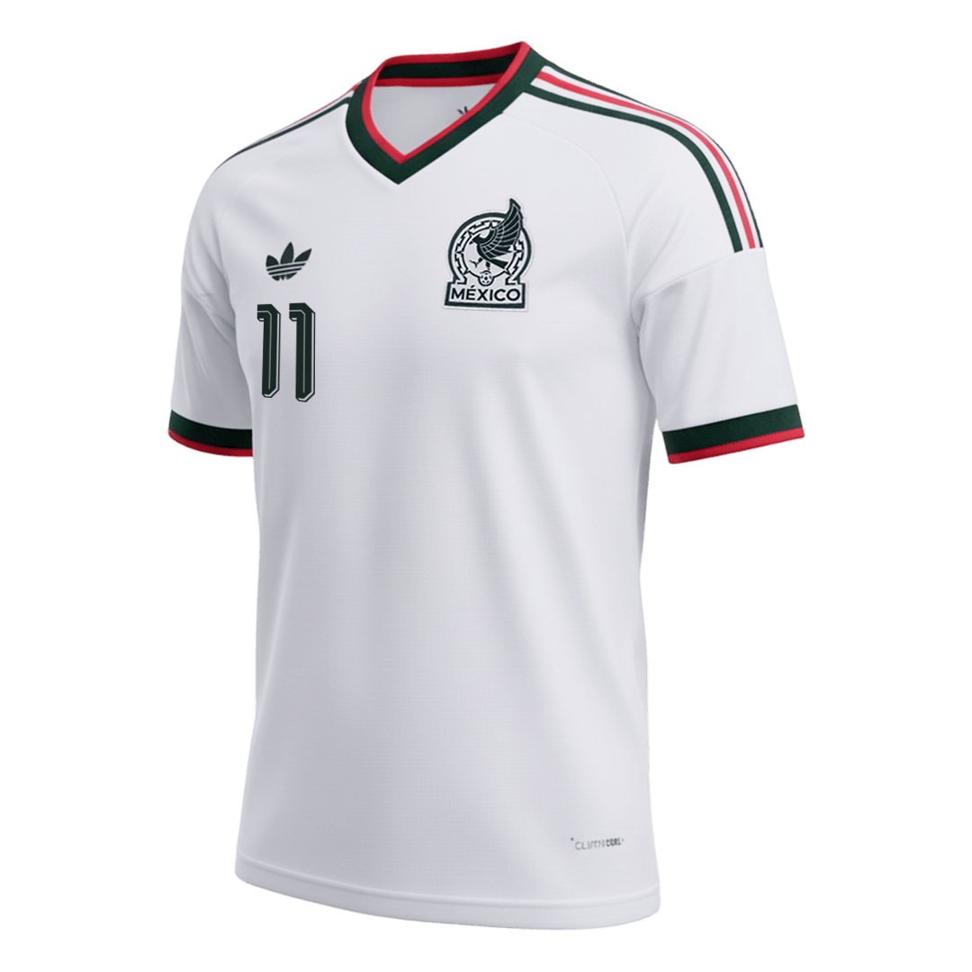 S.GIMENEZ #11 Mexico Away Jersey - 2026 World Cup White