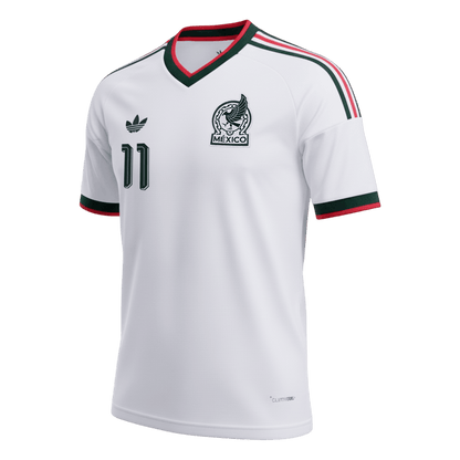 S.GIMENEZ #11 Mexico Away Jersey - 2026 World Cup White