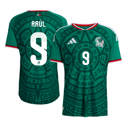 RAÚL #9 Mexico Home Jersey - World Cup 2026 Green Player