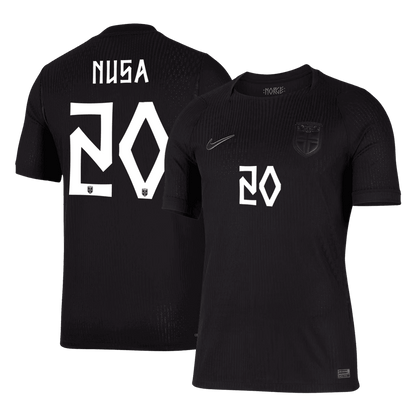NUSA #20 Norvège Extérieur Maillot - Coupe du Monde 2026 Noir Joueur