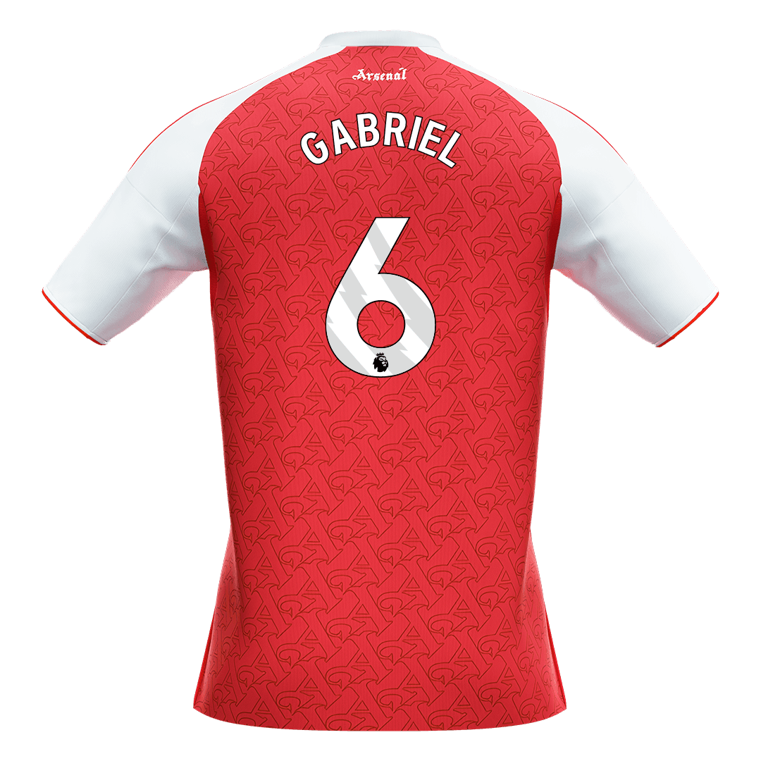 GABRIEL #6 Arsenal Maillot Domicile 2025/26 Rouge - Superbe