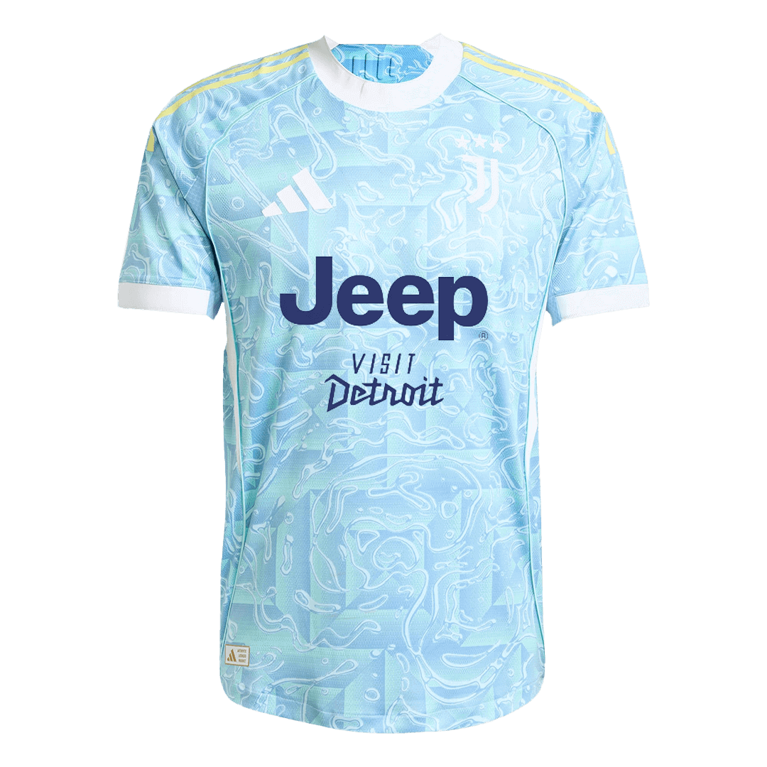 KALULU #15 Juventus Maillot Extérieur 2025/26 Bleu Joueur