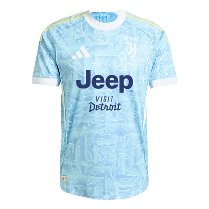 KALULU #15 Juventus Maillot Extérieur 2025/26 Bleu Joueur