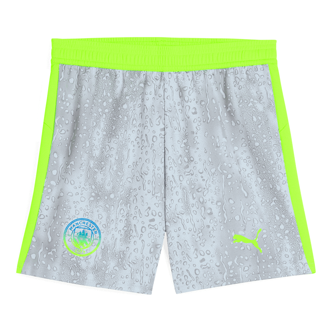 Manchester City Troisième Maillot Kit 2025/26 Gris