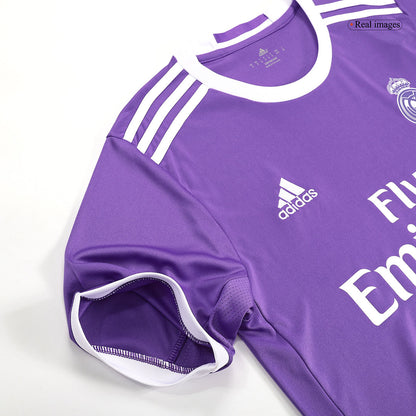 Retro Real Madrid Extérieur Maillot 2016/17 Violet