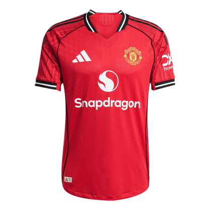 Manchester United Domicile Maillot 2025/26 Rouge Joueur