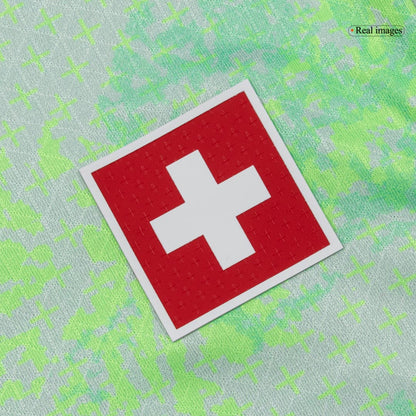 REULER #8 Maillot Extérieur Suisse - Coupe du Monde 2026 Joueur Vert