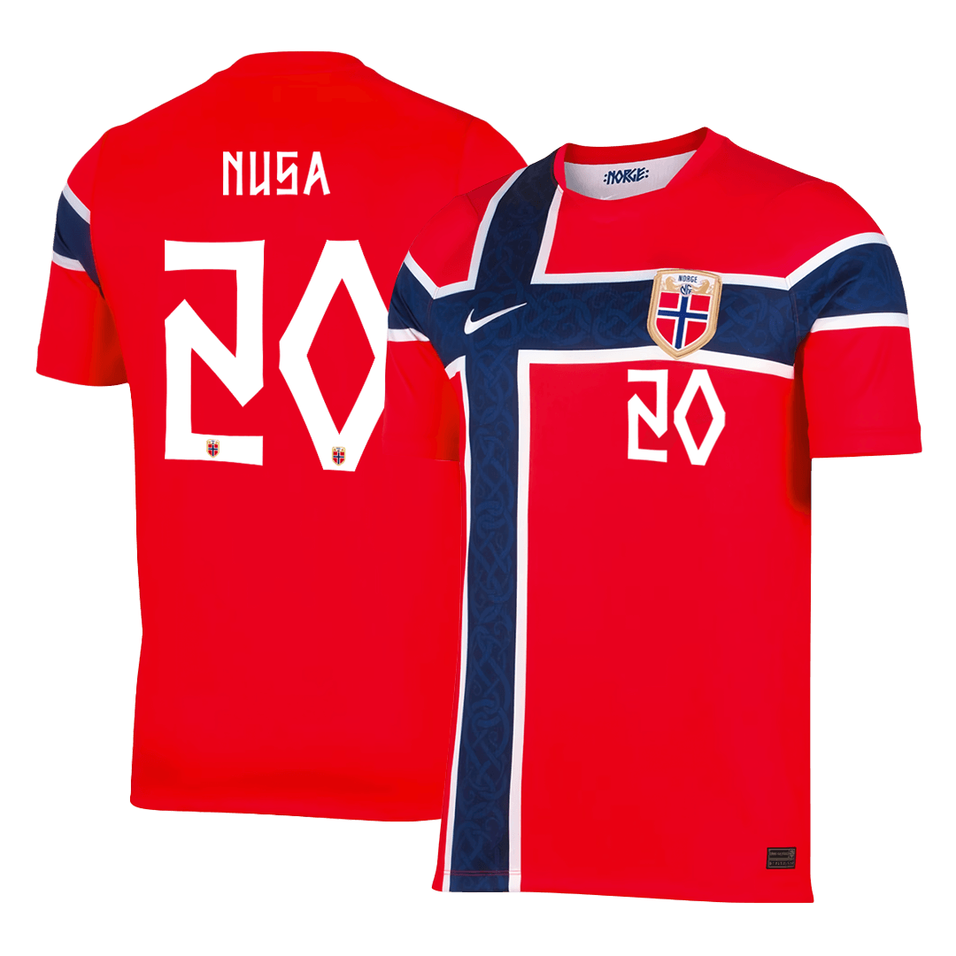 NUSA #20 Norway Home Jersey - 2026 World Cup Red