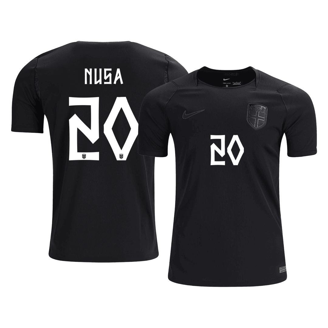 NUSA #20 Norvège Extérieur Maillot - Coupe du Monde 2026 Noir