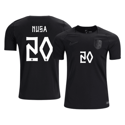 NUSA #20 Norvège Extérieur Maillot - Coupe du Monde 2026 Noir