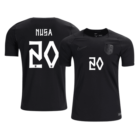 NUSA #20 Norvège Extérieur Maillot - Coupe du Monde 2026 Noir