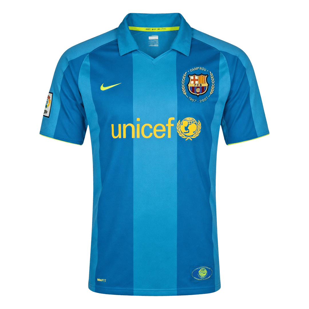 Retro Barcelona Extérieur Maillot 2007/08 Bleu