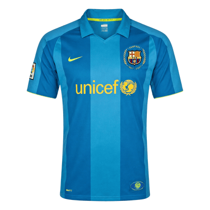 Retro Barcelona Extérieur Maillot 2007/08 Bleu