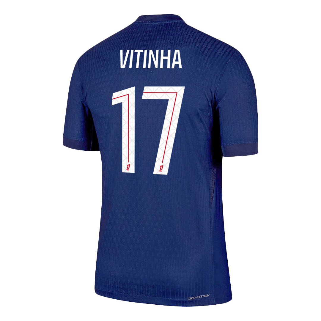 VITINHA #17 PSG Domicile Maillot 2025/26 Bleu marine Joueur