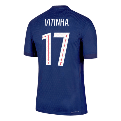 VITINHA #17 PSG Domicile Maillot 2025/26 Bleu marine Joueur