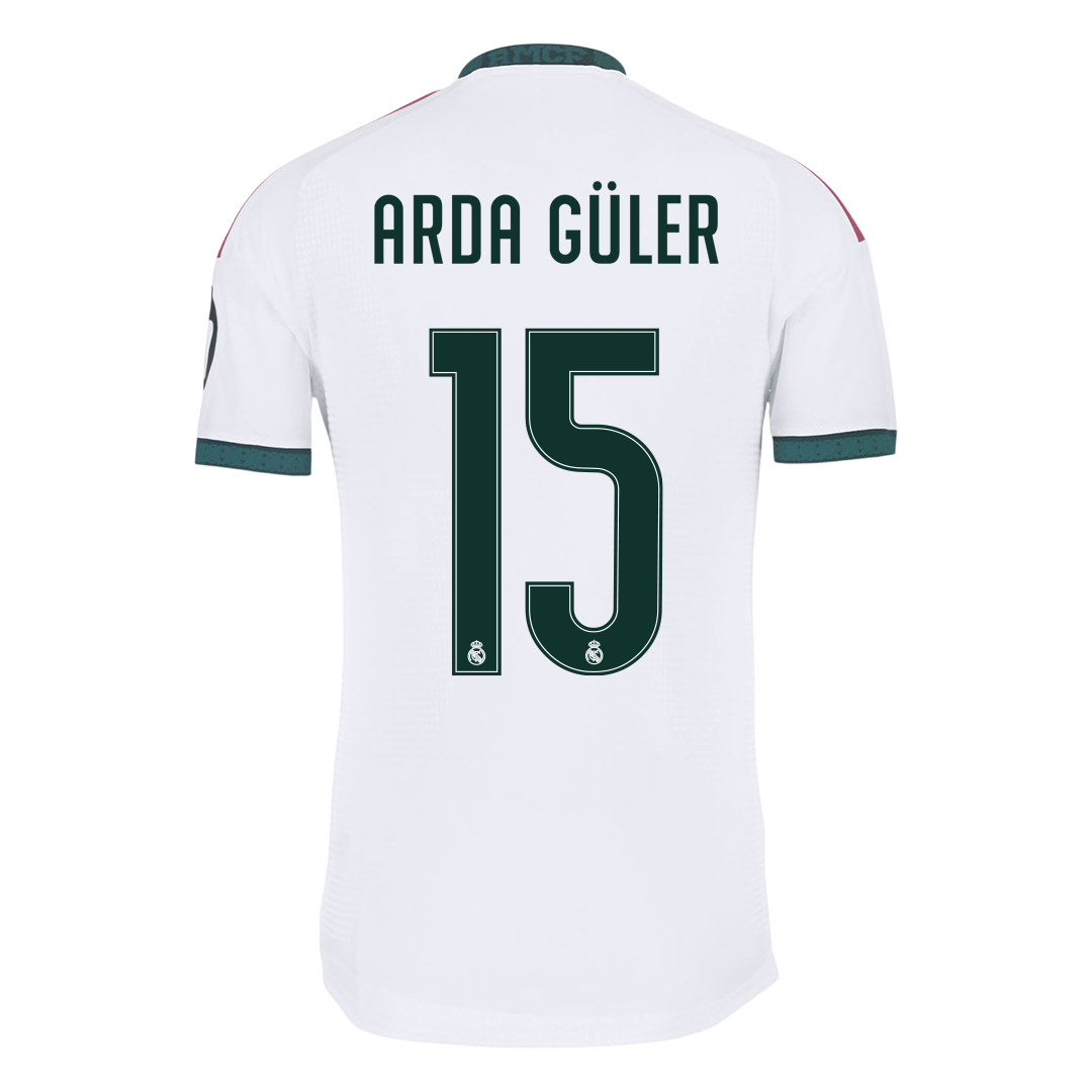 أردا غولر #15 قميص ريال مدريد الأساسي 2026/27 أبيض للاعب