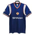 Maillot rétro troisième de Manchester United 1985 Bleu