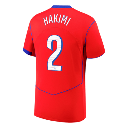 Maillot Domicile PSG 2025/26 HAKIMI #2 Rouge