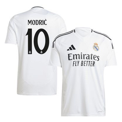MODRIĆ #10 Real Madrid Domicile Maillot 2024/25 Blanc