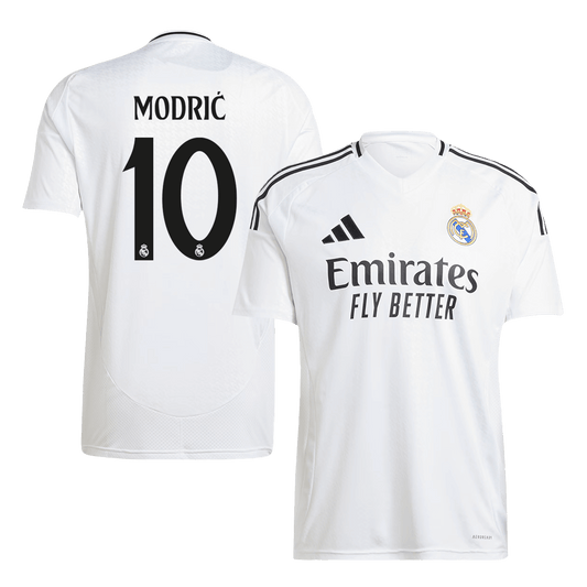 MODRIĆ #10 Real Madrid Domicile Maillot 2024/25 Blanc