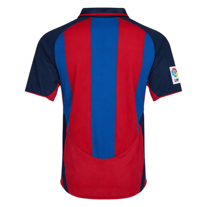 Maillot Rétro Domicile Barcelone 2003/04 Rouge&Bleu