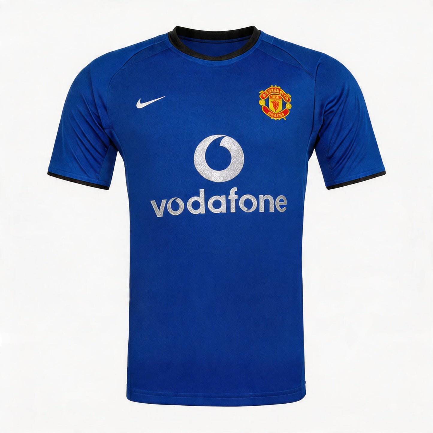 Maillot Rétro Manchester United Troisième 2002/03 Bleu