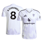 B.FERNANDES #8 Manchester United Extérieur Maillot 2025/26 Blanc Joueur