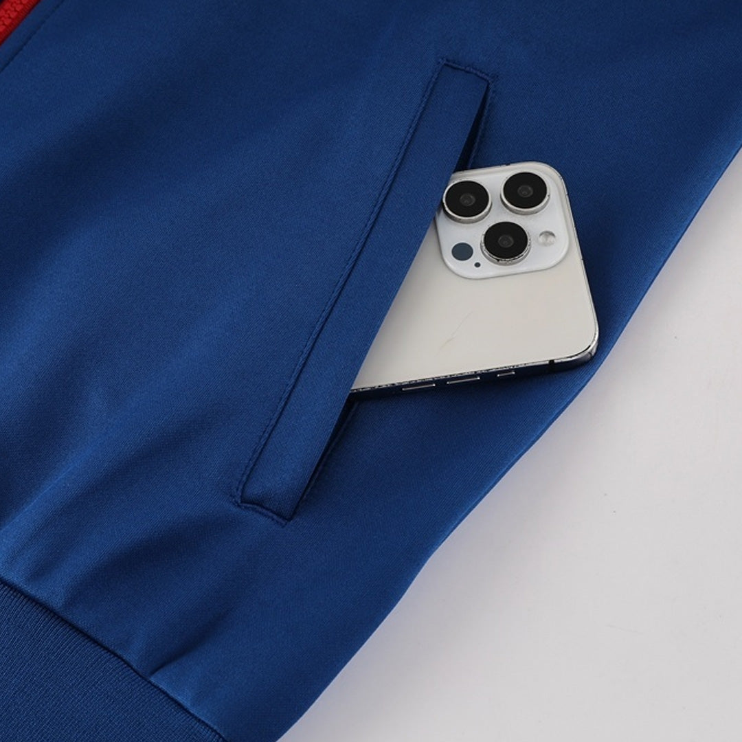PSG Veste de Football Kit 2025/26 Marine&Rouge