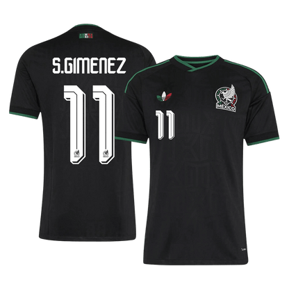 S.GIMENEZ #11 Mexique Maillot Third - Coupe du Monde 2026 Noir Joueur