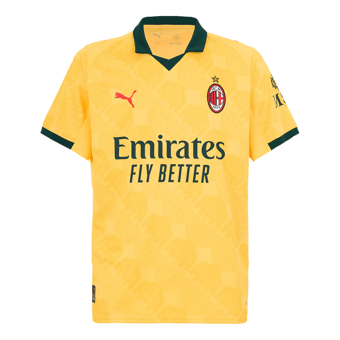 Maillot Third AC Milan 2025/26 Jaune