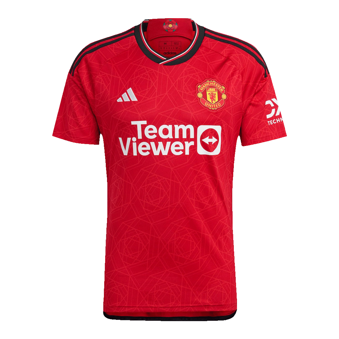 HØJLUND #11 Maillot Domicile Manchester United 2023/24 Rouge