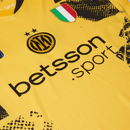 Inter Milan Third Maillot 2024/25 Jaune