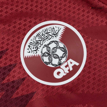 Qatar Domicile Maillot - Coupe du Monde 2026 Rouge Joueur