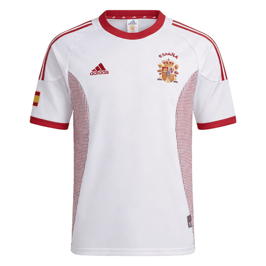 Maillot Rétro Extérieur Espagne 2002 Blanc