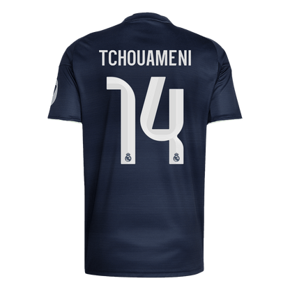 TCHOUAMENI #14 Real Madrid Extérieur Maillot 2025/26 Bleu marine - Super