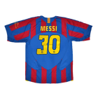 Retro MESSI #30 Barcelona Domicile Maillot 2005/06 - UCL