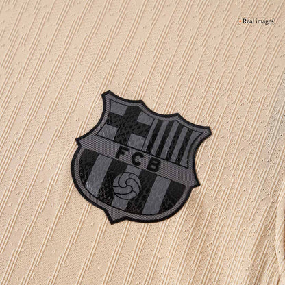 RAPHINHA #11 Barcelone Maillot Extérieur 2025/26 Jaune Joueur - UCL