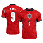KANE #9 Angleterre Maillot Extérieur - Coupe du Monde 2026 Rouge Joueur