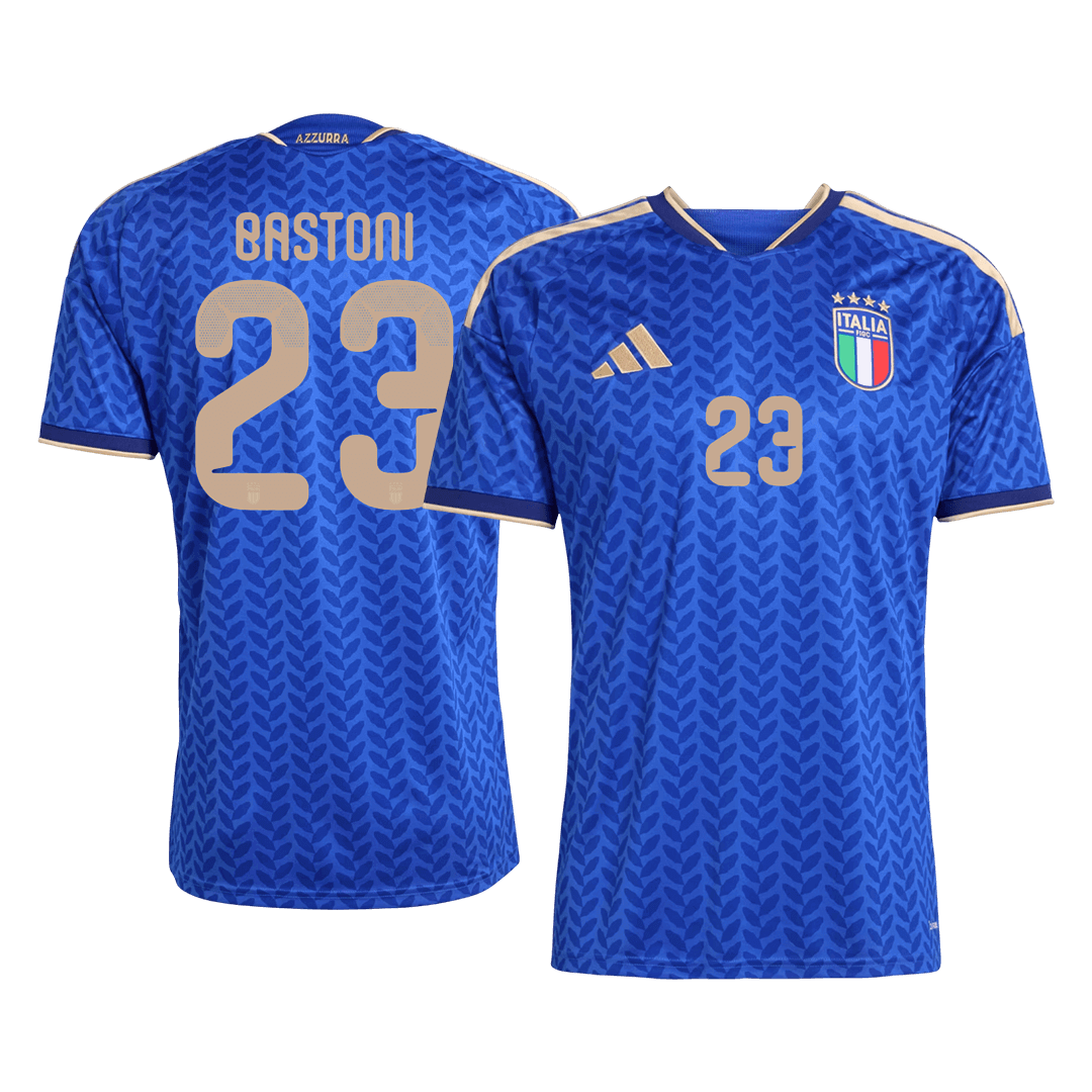 BASTONI #23 Italie Domicile Maillot - Coupe du Monde 2026 Bleu - Super