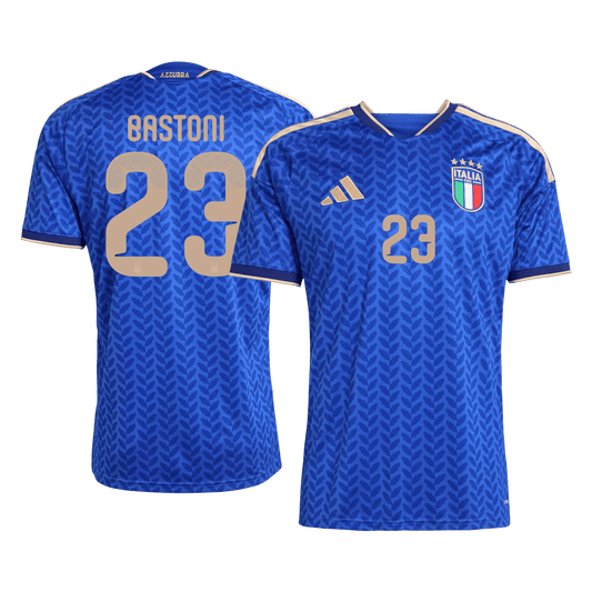 BASTONI #23 Italie Domicile Maillot - Coupe du Monde 2026 Bleu - Super
