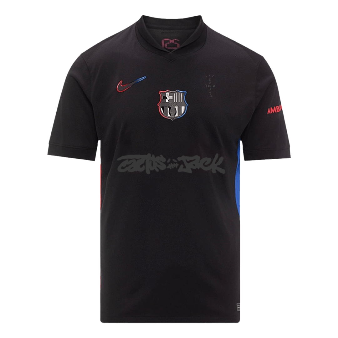 Barcelona X Travis Scott Extérieur Maillot 2024/25 Noir