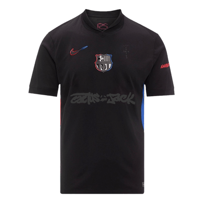 Barcelona X Travis Scott Extérieur Maillot 2024/25 Noir